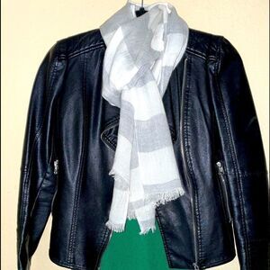 Stripe Oversized Scarf 